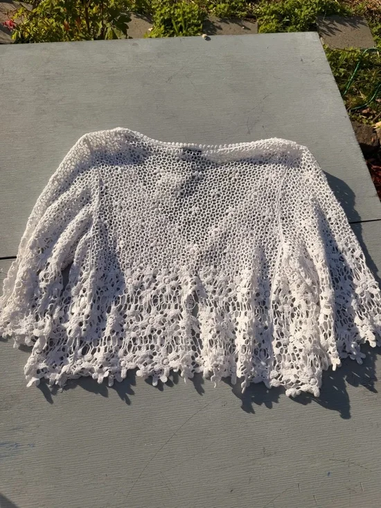 Handcrafted Rabbit Rabbit Rabbit Crochet Cardigan - Picture 6 of 6